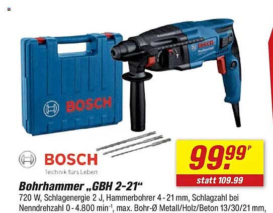 Bosch Bohrhammer „GBH 2-21“