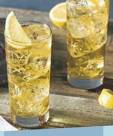 Bourbon with Ginger Ale