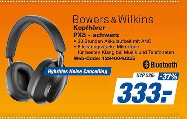 Bowers & Wilkins Kopfhörer PX8 - schwarz