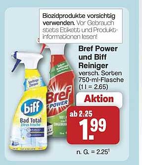 Bref Power und Biff Reiniger