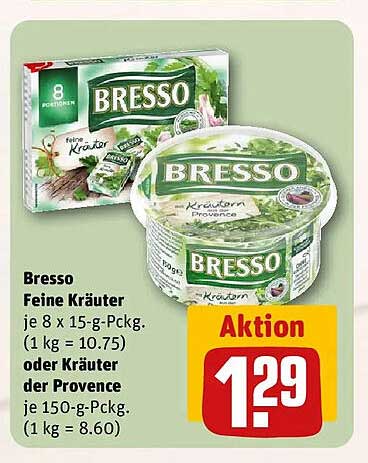 Bresso Feine Kräuter oder Kräuter der Provence