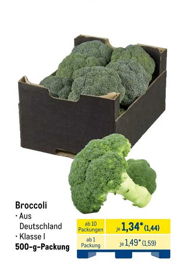 Broccoli • Aus Deutschland • Klasse I • 500-g-Packung
