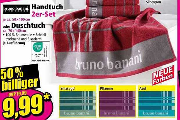 bruno banani Handtuch 2er-Set
