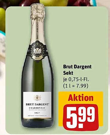 Brut Dargent Sekt je 0,75-l-Fl. (1 l = 7.99)
