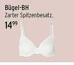 Bügel-BH Zarter Spitzenbesatz.