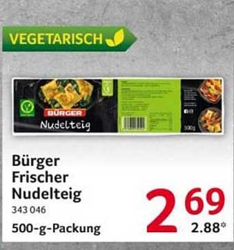 Bürger Frischer Nudelteig