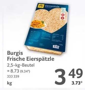Burgis Frische Eierspätzle