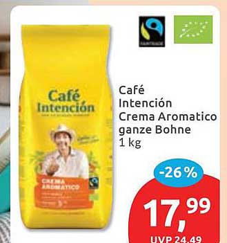 Café Intención Crema Aromatico ganze Bohne 1 kg