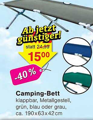 Camping-Bett