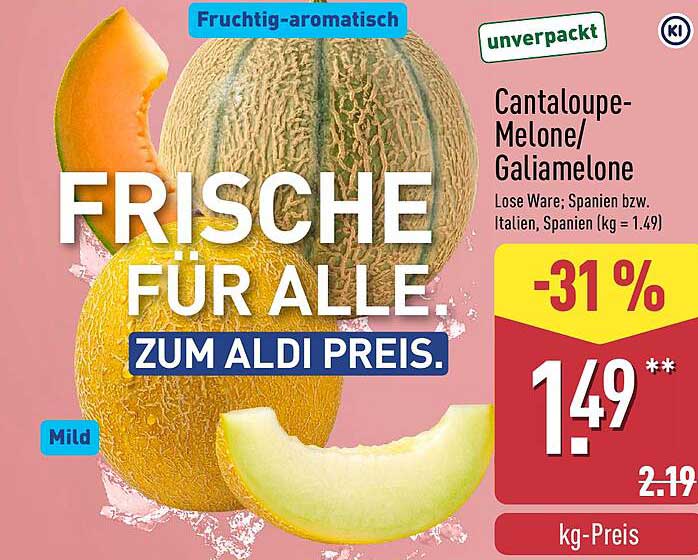 Cantaloupe-Melone/Galiamelone