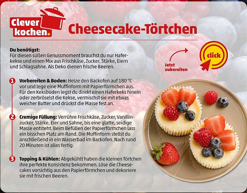 Cheesecake-Törtchen