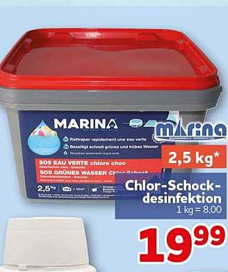Chlor-Schock-desinfektion