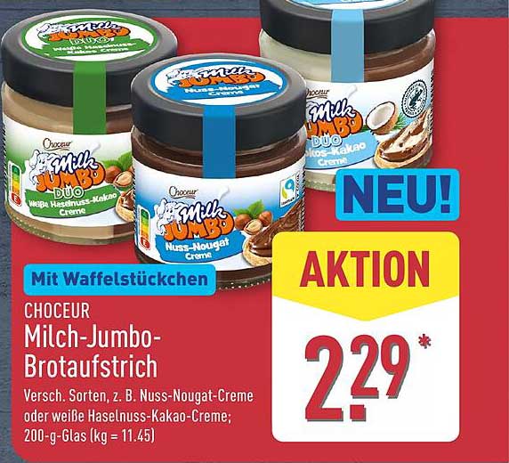 CHOCEUR Milch-Jumbo-Brotaufstrich