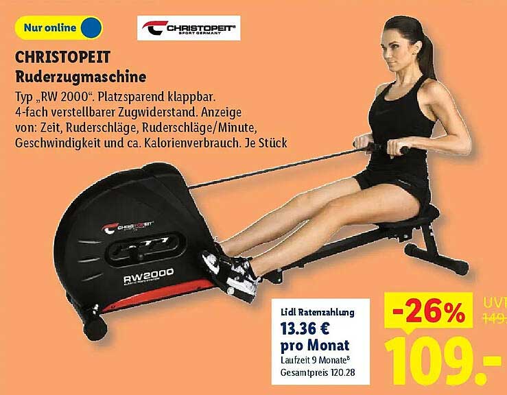 CHRISTOPEIT Ruderzugmaschine
