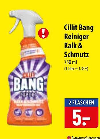 Cillit Bang Reiniger Kalk & Schmutz