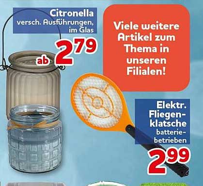 Citronella versch. Ausführungen, im Glas
