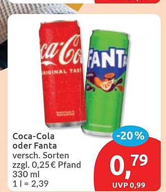 Coca-Cola oder Fanta