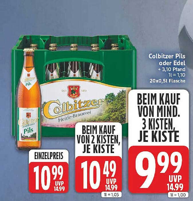 Colbitzer Pils oder Edel