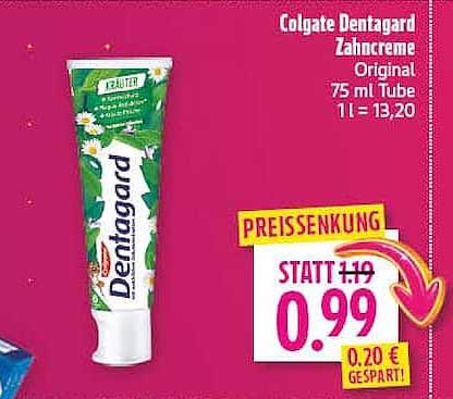 Colgate Dentagard Zahncreme Original