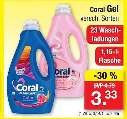 Coral Gel versch. Sorten