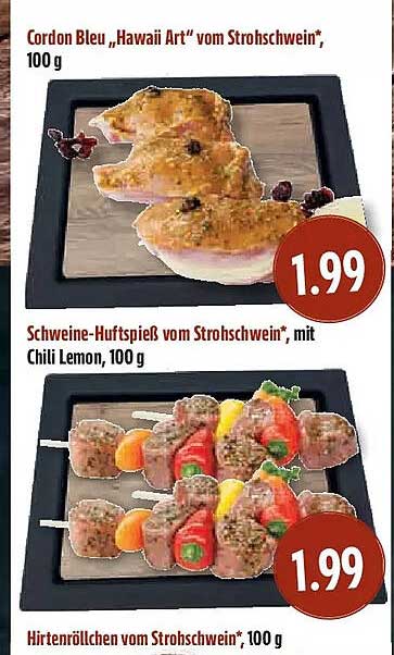 Cordon Bleu „Hawaii Art“ vom Strohschwein*, 100 g