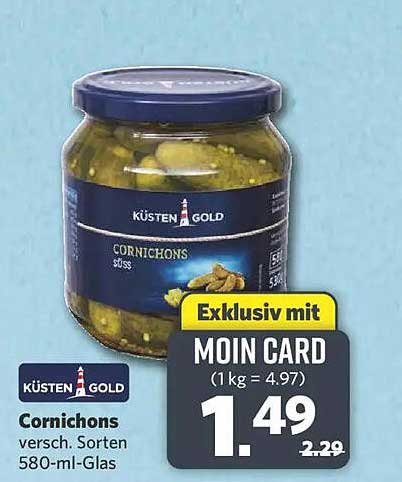 Cornichons versch. Sorten 580-ml-Glas