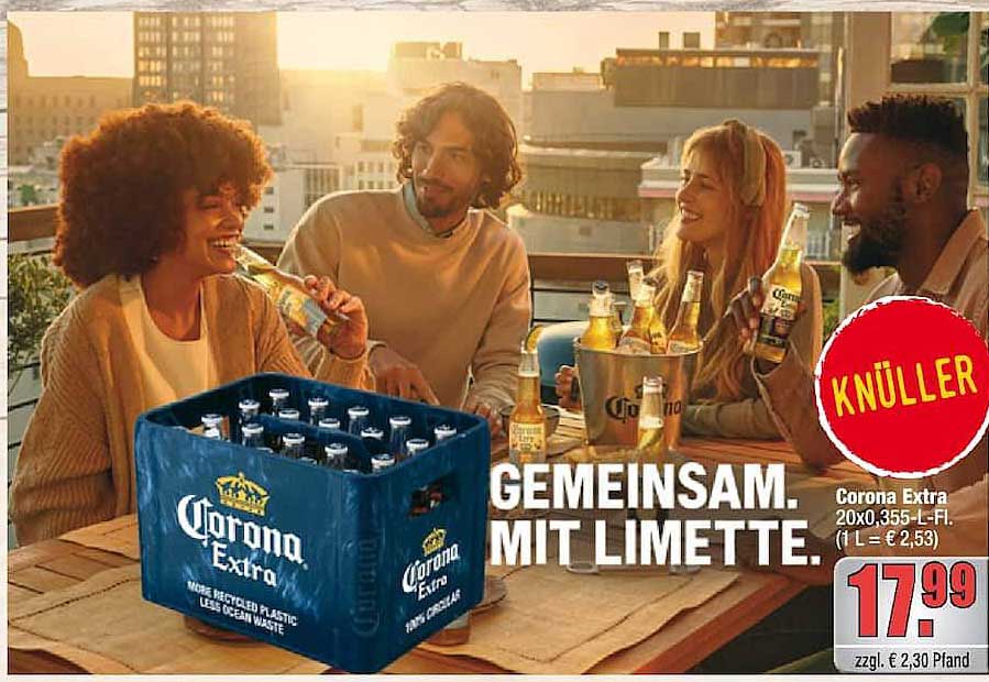 Corona Extra 20x0,355-L-Fl. (1 L = € 2,53)
