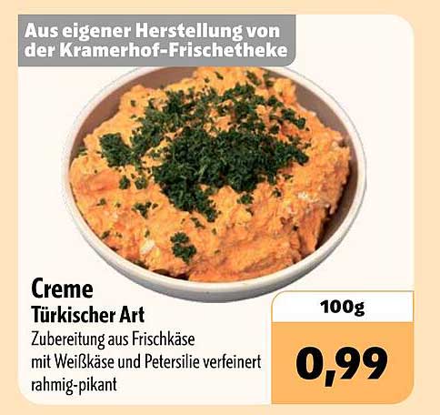 Creme Türkischer Art