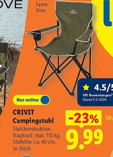 CRIVIT Campingstuhl