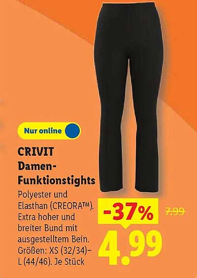 CRIVIT Damen-Funktionstights