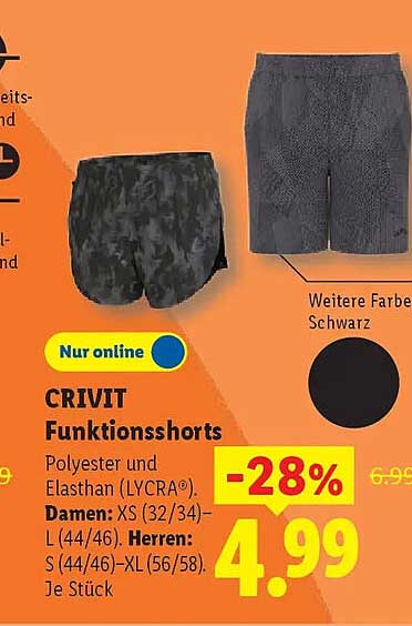 CRIVIT Funktionsshorts