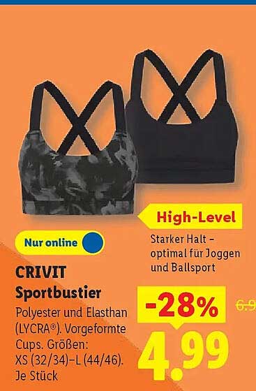 CRIVIT Sportbustier