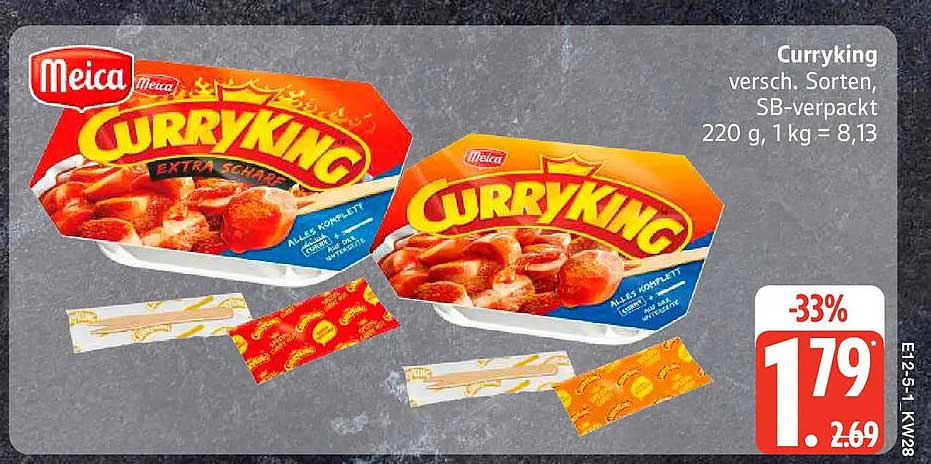 Curryking versch. Sorten, SB-verpackt 220 g, 1 kg = 8,13