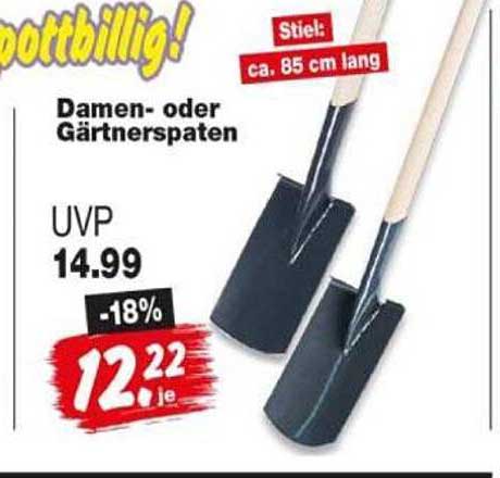 Damen- oder Gärtnerspaten