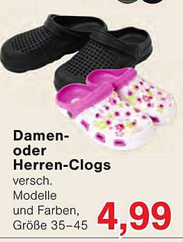 Damen- oder Herren-Clogs