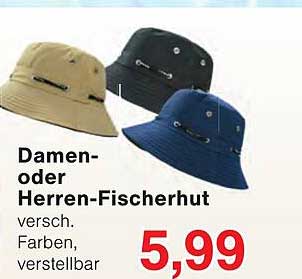 Damen- oder Herren-Fischerhut