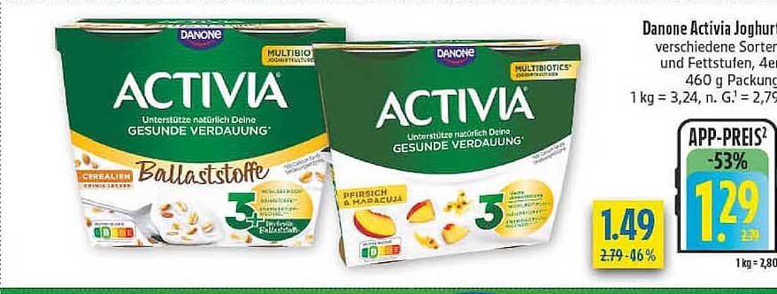 Danone Activia Joghurt