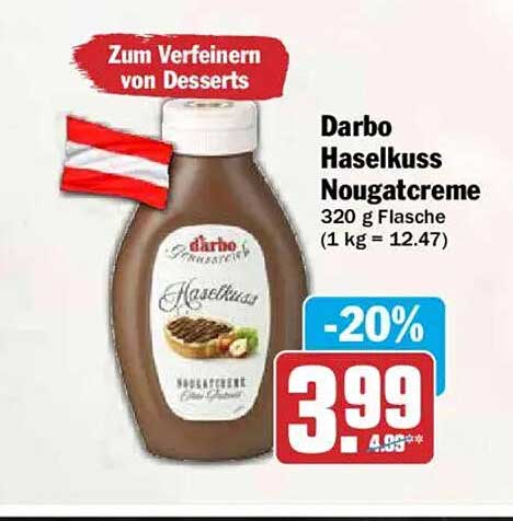 Darbo Haselkuss Nougatcreme