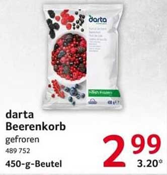 darta Beerenkorb gefroren 450-g-Beutel