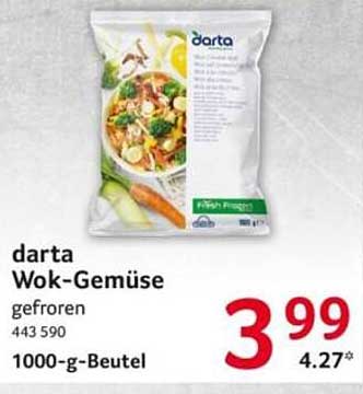darta Wok-Gemüse gefroren 1000-g-Beutel