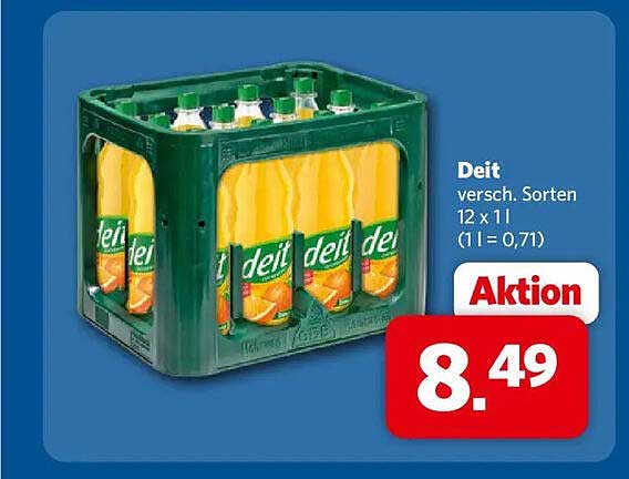 Deit versch. Sorten 12 x 1 l (1 l = 0,71)