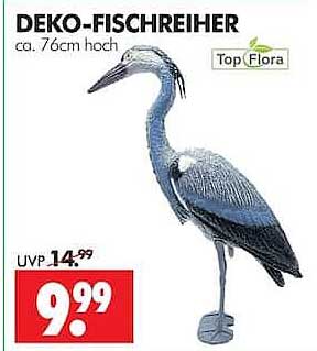 DEKO-FISCHREIHER
