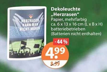 Dekoleuchte „Herzrasen“