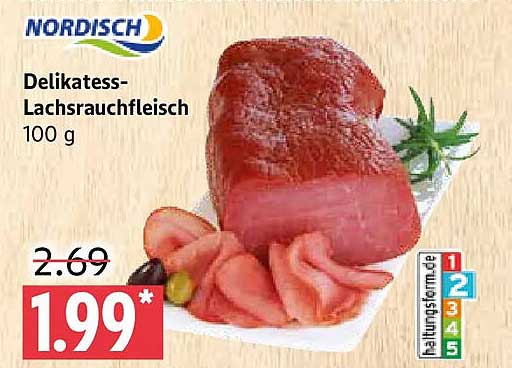 Delikatess-Lachsräuchfleisch 100 g