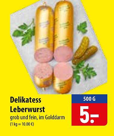 Delikatess Leberwurst