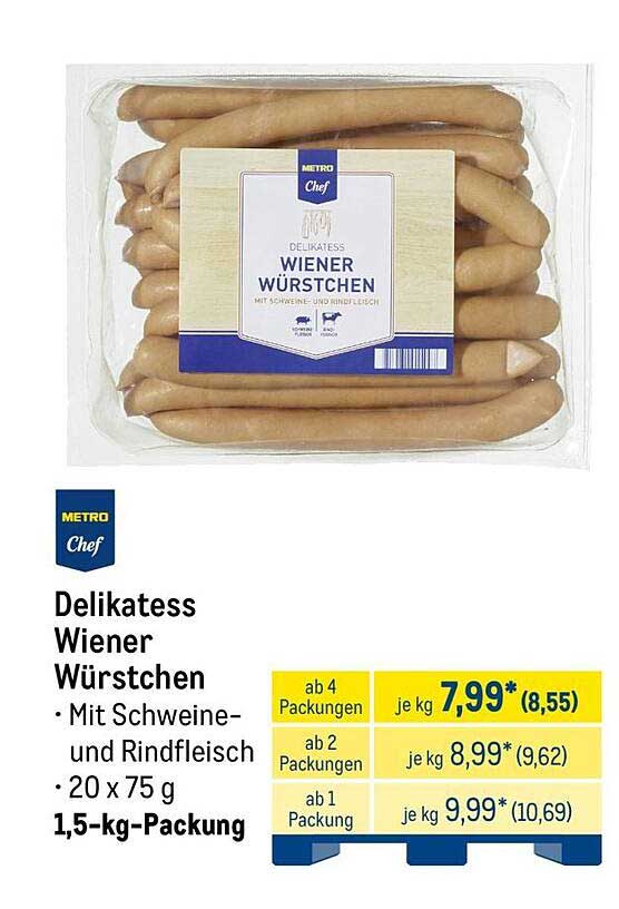 Delikatess Wiener Würstchen