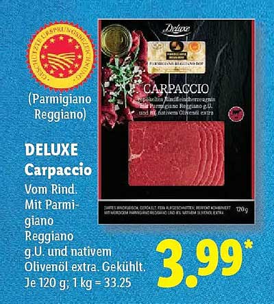 DELUXE Carpaccio
