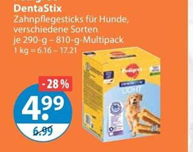 DentaStix Zahnpflegesticks für Hunde, verschiedene Sorten, je 290 g - 810-g-Multipack