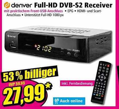 denver Full-HD DVB-S2 Receiver
