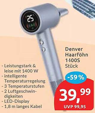 Denver Haartrockn 1400S Stück